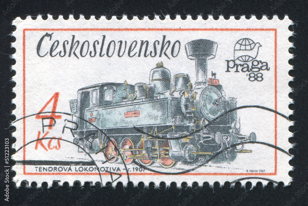 Poster Locomotive tender