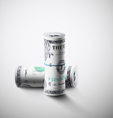 Two rolls of dollars