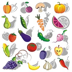 Vegetables and fruit