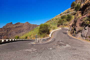 Famous canyon Masca at Tenerife - Canary