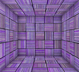 purple striped square tiled empty space