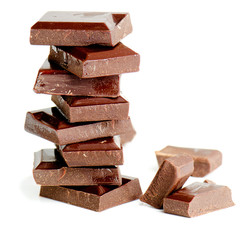 stack of  chocolate
