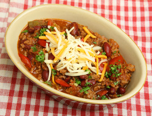 Bowl of Beef Chili
