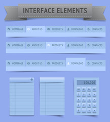 User interface elements
