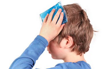 Headache, stress, icepack