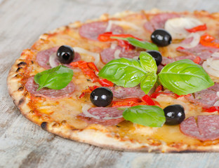 Pepperoni pizza