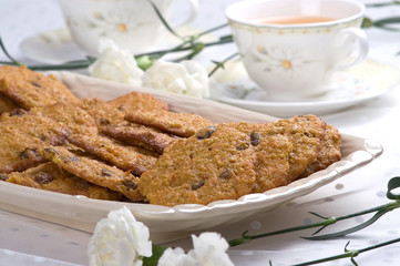 Healthy cookies with carrot