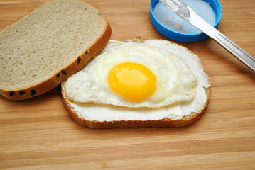 Freied Egg Sandwich