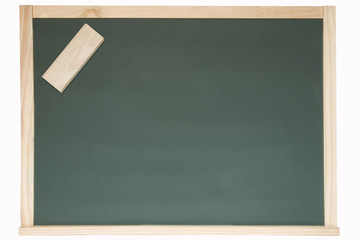 Chalkboard and eraser