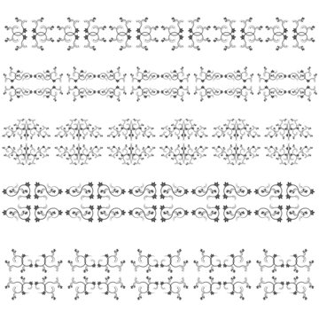 Vintage borders set for your design