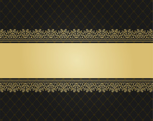 Template frame design for greeting card