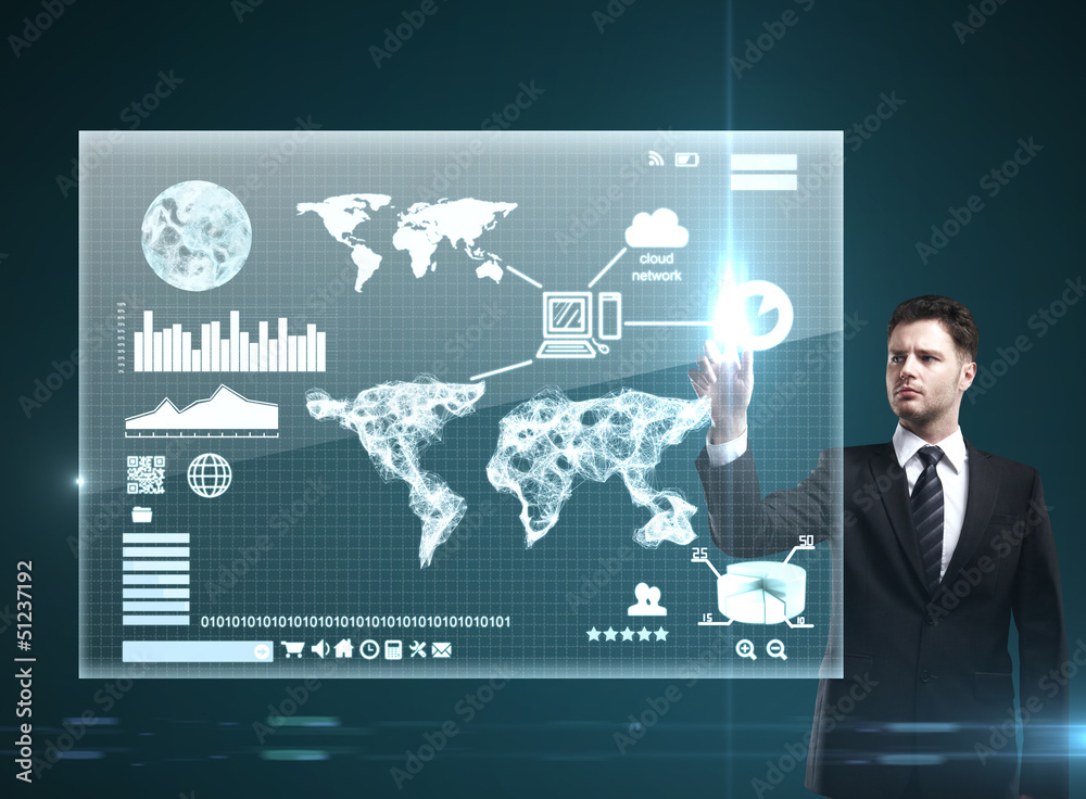 Poster pushing interface