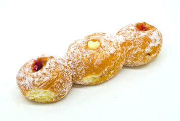 donut on white background