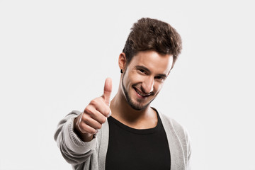 Fototapeta premium Happy young man