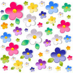 Abstract flower background