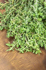 Bunch of fresh thyme