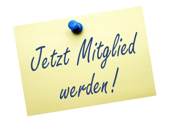 Jetzt Mitglied werden !