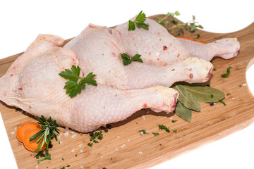 Chicken Legs isolated on white