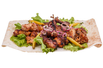 Mix shish kebab