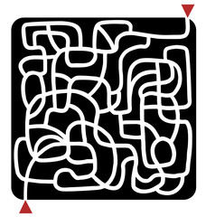 Black maze