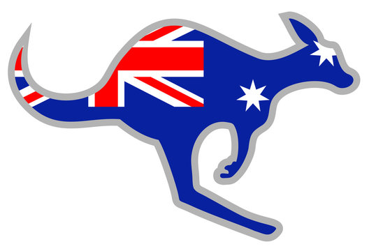 Flag kangaroo