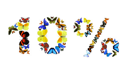 10 Prozent - Schmetterlinge