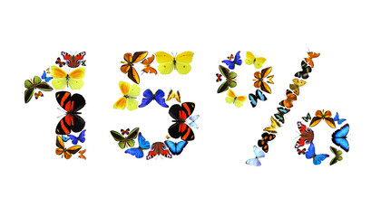 15 Prozent - Schmetterlinge