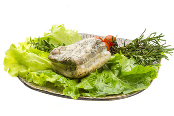 Bacon with vegetables