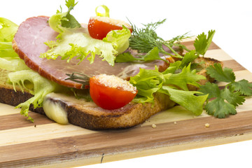 Sandwich with ham