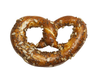 bretzel with a twist- sunflower,sesame,whole wheat