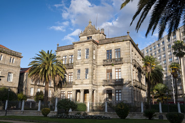Fototapeta na wymiar Villa Pilar, Pontevedra miasto, Galicia, Hiszpania