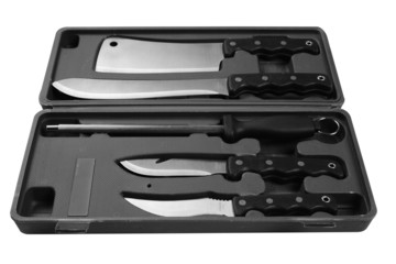 Fototapeta premium Butcher knife tools. Isolated