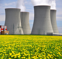 Nuclear power plant Temelin in Czech Republic Europe
