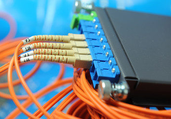 Fototapeta premium serwer sieciowy Fiber
