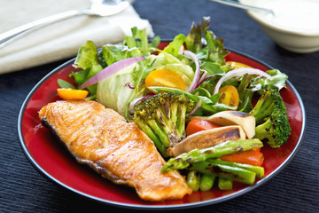 Salmon steak