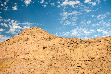 Sand dunes and rocks, Sahara Desert