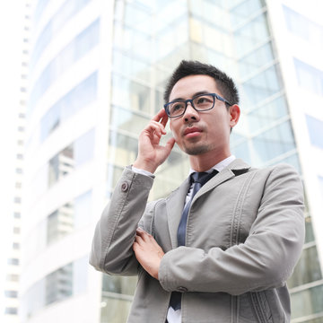 Asian Young Business Man Portrait