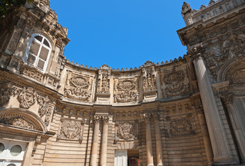 Dolmabahce Palace at Istanbul Turkey