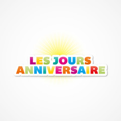 les jours anniversaire