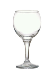 Empty glass for red wine