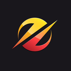 Logo abstract geometric form   Vector © puckillustrations
