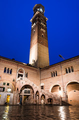 Obraz premium Torre dei Lamberti, Verona