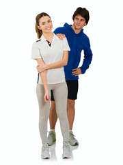 Portrait Of Young Couple