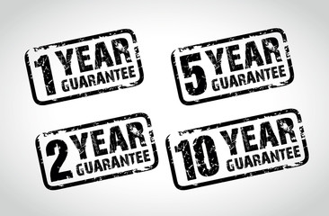 set of guarantee stamps