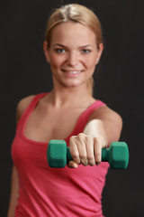Woman with Dumbbell