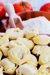 Tortellini, italian cuisine - homemade italian food
