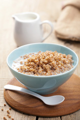 buckwheat groats with milk