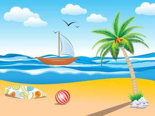 abstract summer holiday background