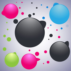Bright   Colorful Chat Bubbles