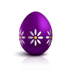 Painted Colorful Easter Egg
